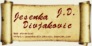 Jesenka Divjaković vizit kartica